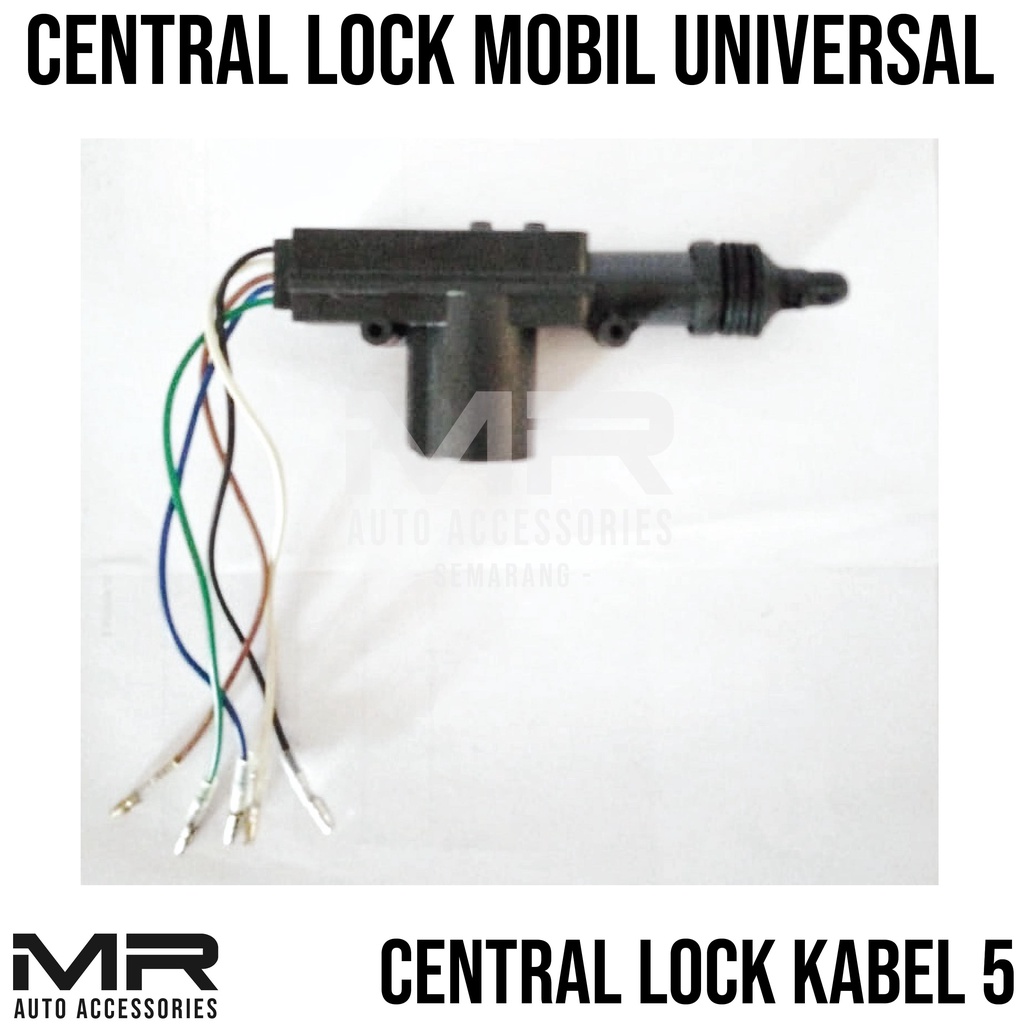 Anakan Pistol Central Lock Kabel Kaki 5 Sentral Lock Mobil Universal