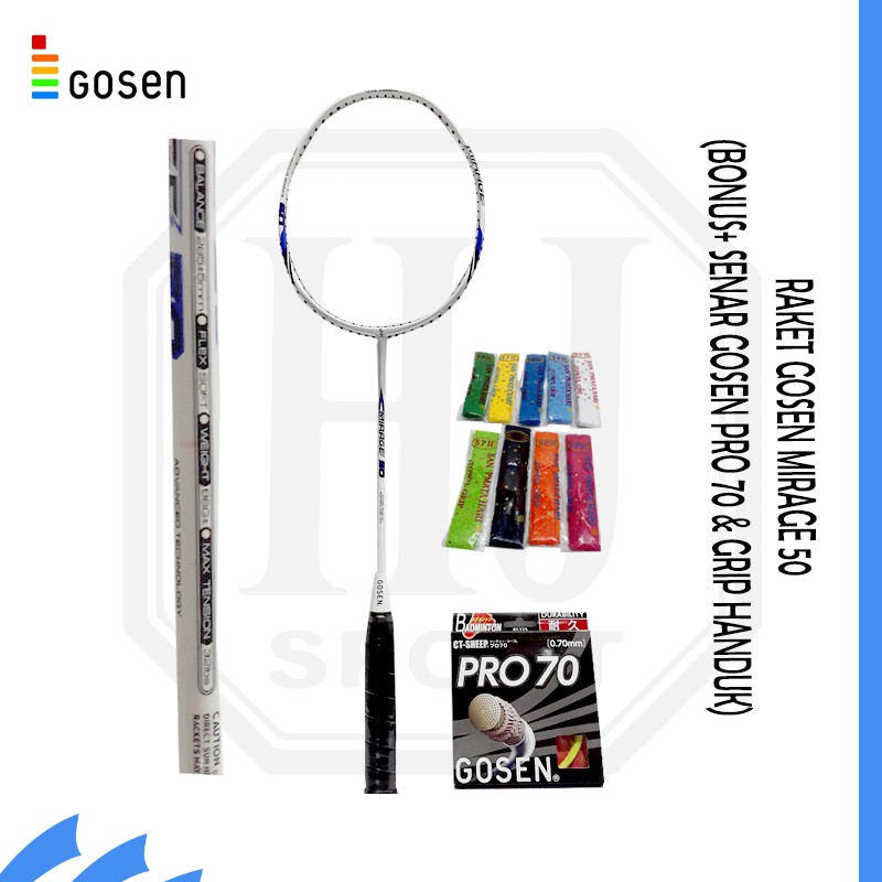 Raket Gosen Mirage 50 Bonus Senar
