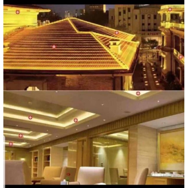 Lampu Selang led strip 5050 100 Meter ( Free Soket 5 ) led drop ceiling plafon outdoor