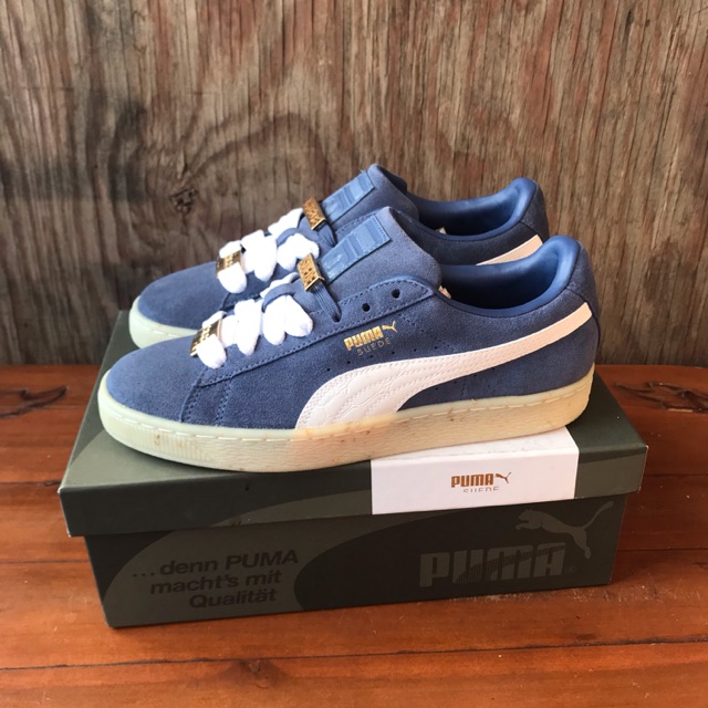 puma suede navy gold