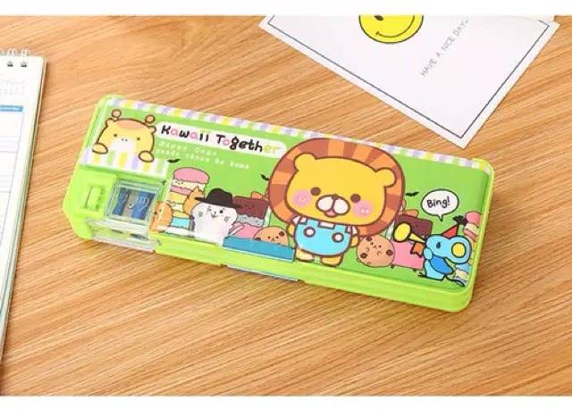 KOTAK PENCILCASE  / TEMPAT PENSIL MAGNET RAUTAN