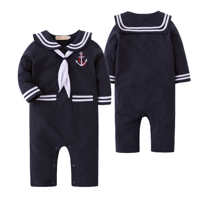 Romper Bayi Sailor Romper Baju Pelaut Anak Bayi Import-7