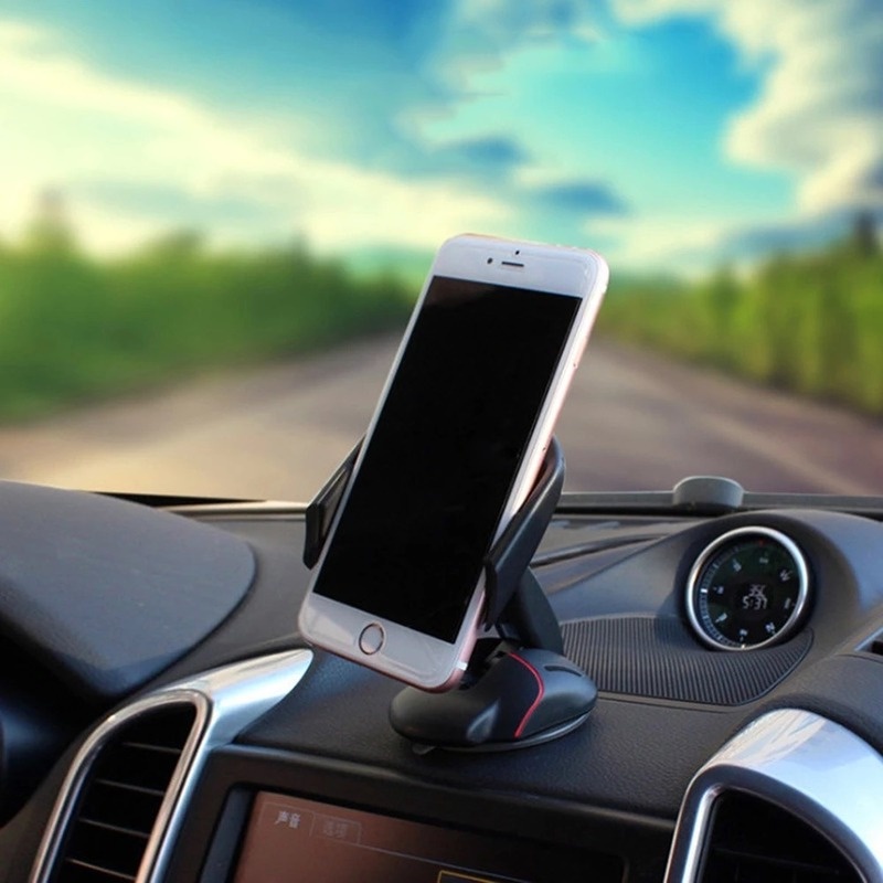 360 ° Bracket Dudukan Handphone Universal Model Lipat Untuk Dashboard Mobil