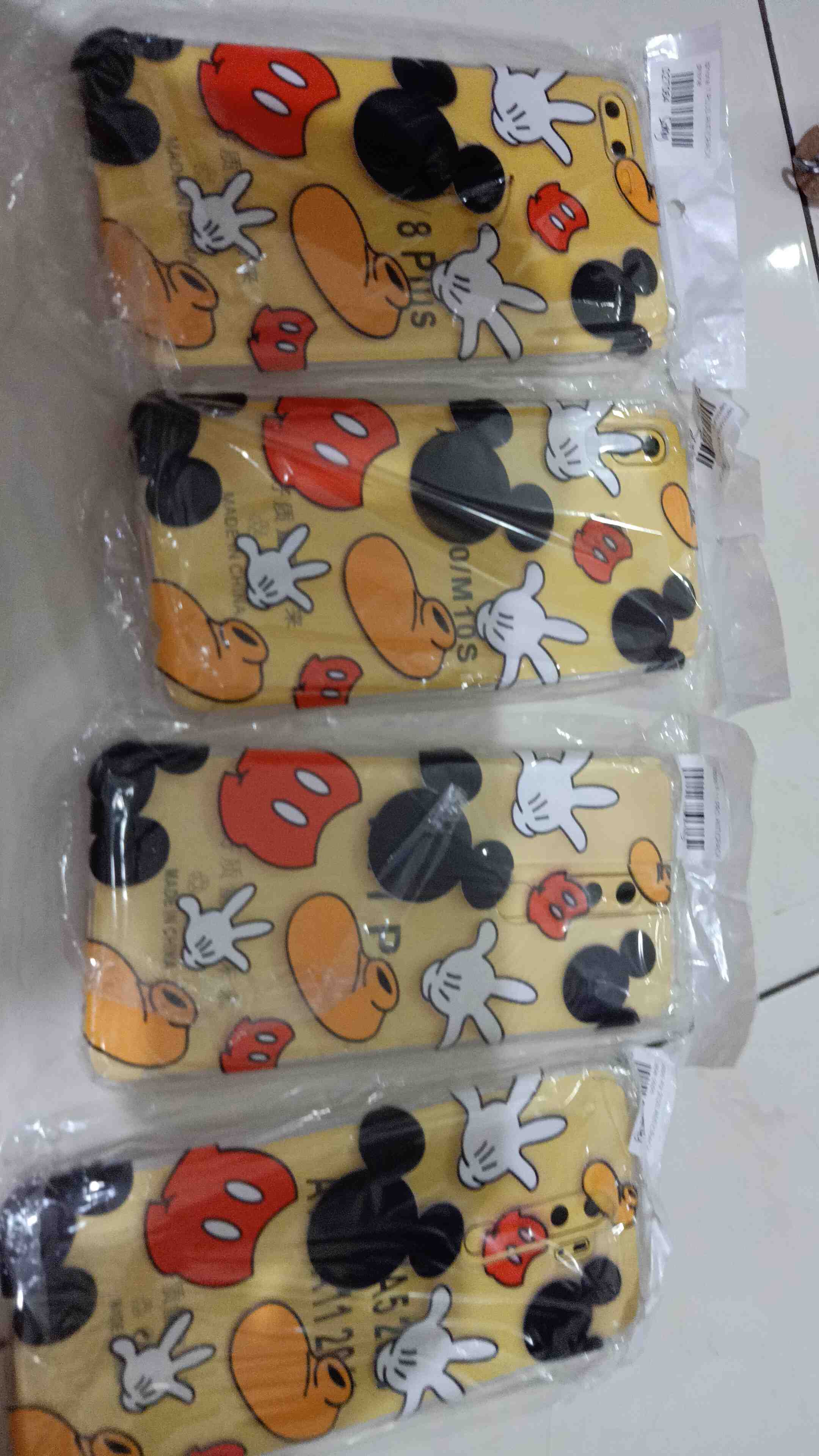Mickey mouse anticrack case iphone 6 plus 7 plus 8 plus x