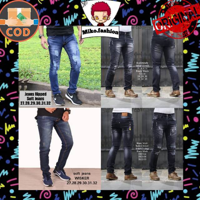 Miko f CelanaPria Xellano Gabardin Slimfit Panjang Miko f CelanaPria Xellano Gabardin Slimfit Panjang