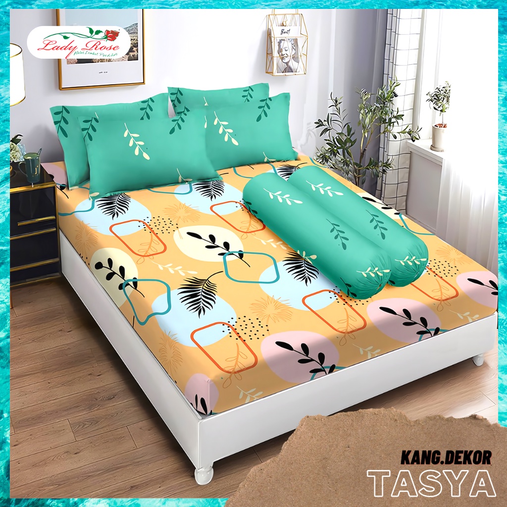 SPREI LADY ROSE 180X200 NO 1 KING TASYA SEPRAI CANTIK KAMAR TIDUR SEPREI LADYROSE TERBARU PROMO MURAH PREMIUM ANTI LUNTUR SEPREI AESTHETIC SEPRAI CANTIK SEPRE PROMO ANTI LUNTUR MOTIF LADYROSE PLUS SARUNG BANTAL SPREI DEWASA ALAS KASUR SPREI ADEM