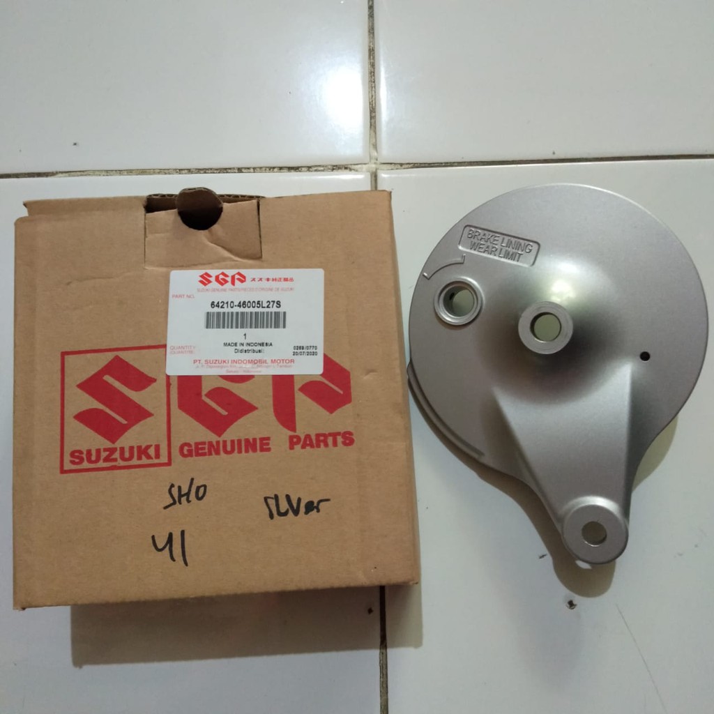 Tutup Tromol Belakang Silver Suzuki Rc 110 Smash Shogun 64210 46005 27S