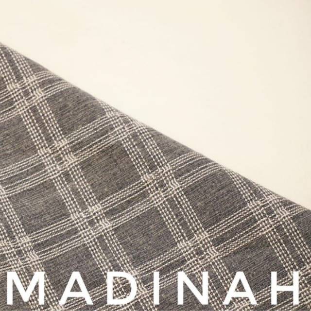 Kain Katun Madina Motif Kotak-Kotak Meteran/ Katun Madinah Kotak