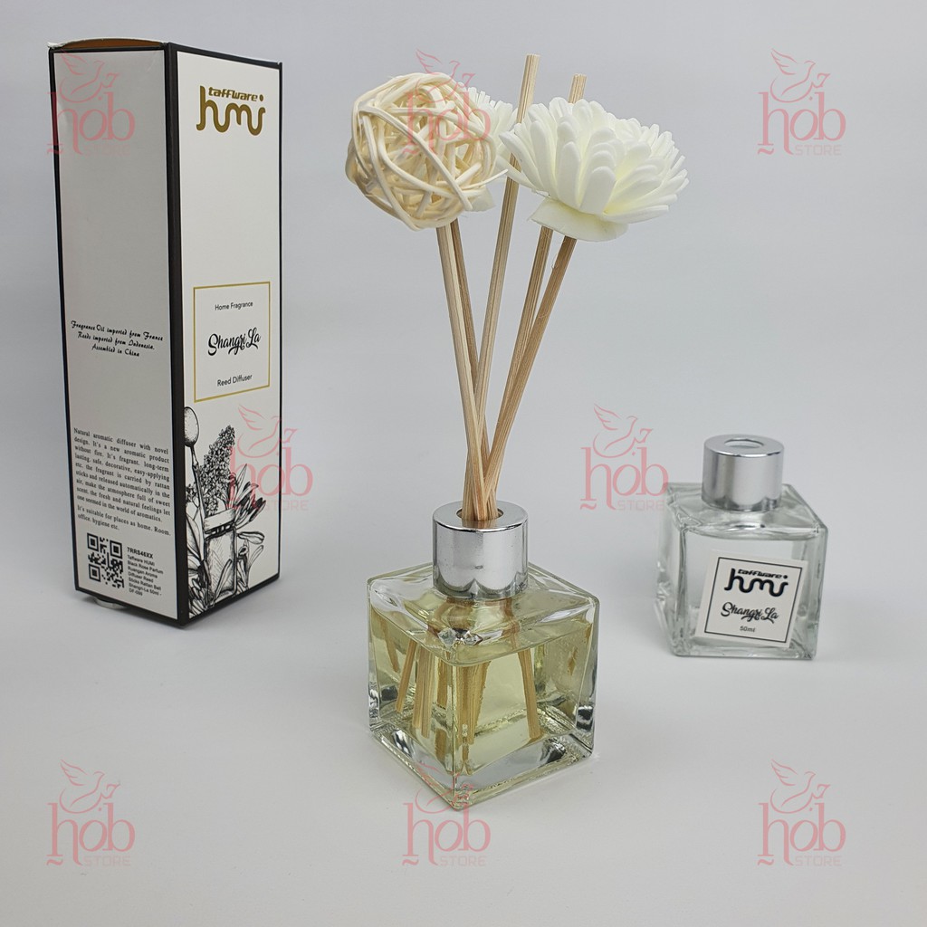Parfum Pengharum Ruangan Aroma Reed Diffuser Aromatherapy Stick Rotan Taffware 50ml-Shangrila