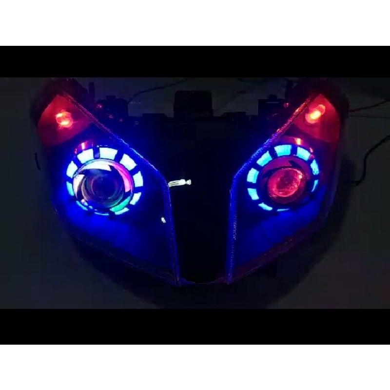 ➡️PAKET PROJI PROJIE DAN REFLEKTOR VARIO TECHNO 110 KARBU TINGGAL PASANG KE MOTOR