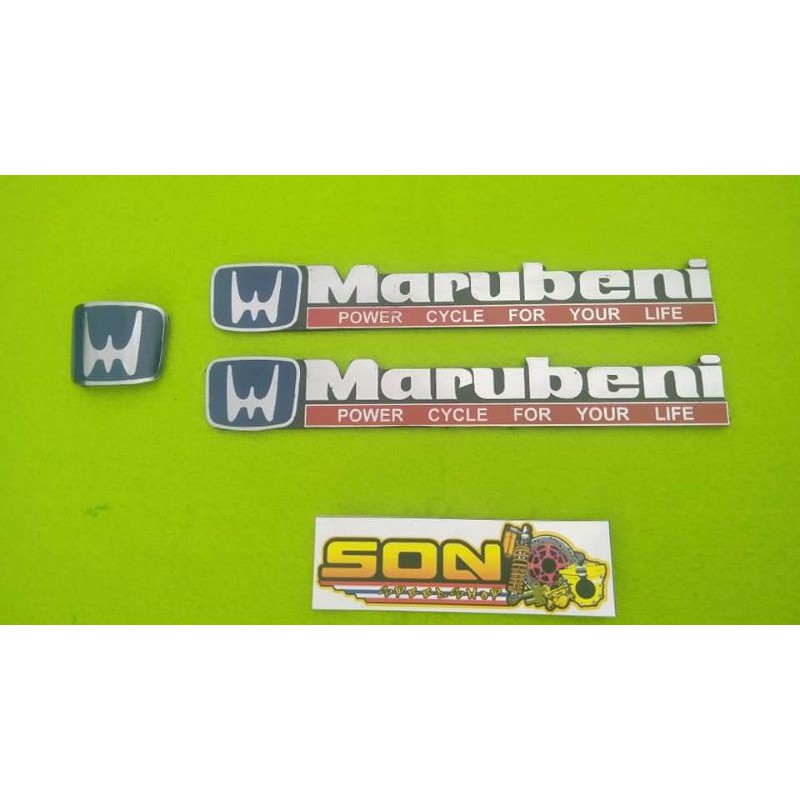 Emblem  Sepeda Marubeni 1set Custom
