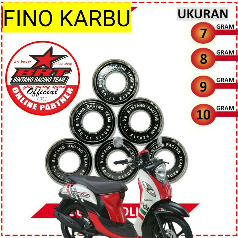 ROLLER/LOLER BRT YAMAHA MIO GT / MIO SPORTY / MIO SOUL / MIO J / FINO KARBU NUVO 7 8 9 10 BRT CLD TDR KAWAHARA DAYTONA AHRS KITACO OTOSAE ROLLER AFTERMARKET TERLARIS TERBAIK YAMAHA ORI LOLER RACING LOLER MURAH LOLER RACING MURAH