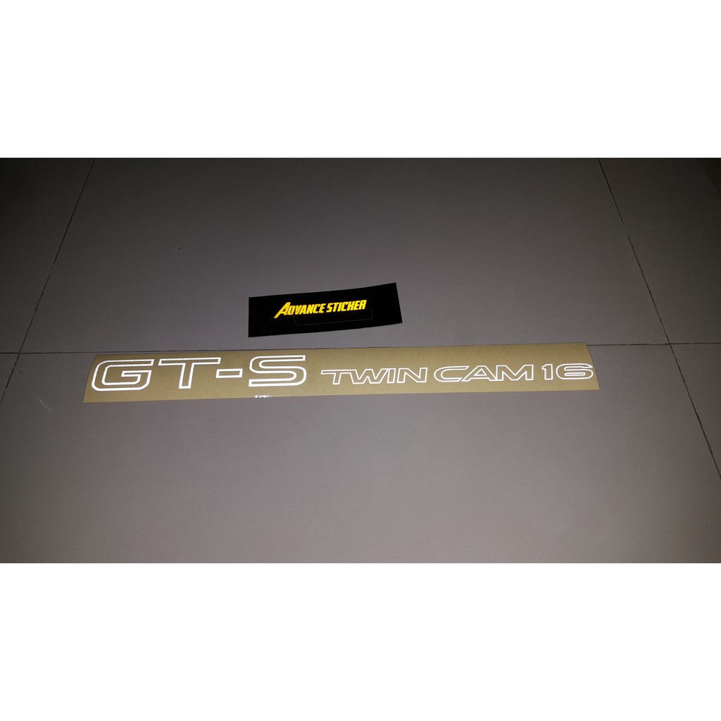 sticker mobil gt-s twincam 16