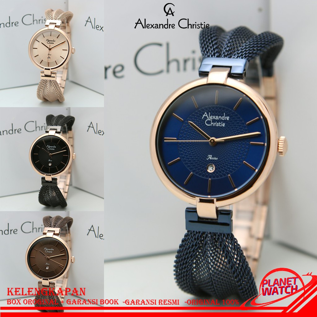 ALEXANDER CHRISTIE WANITA ORIGINAL JAM TANGAN ALEXANDRE CHRISTIE WANITA JAM ALEXANDER CRISTIE AC2872