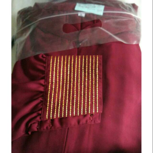 Gamis benang timbul mumtaza hijab