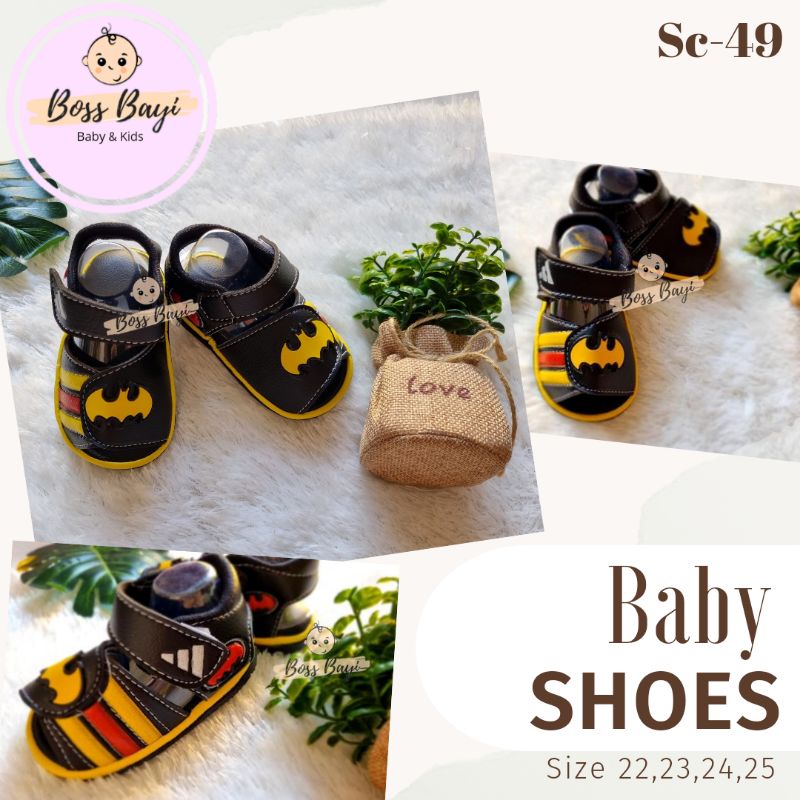 BOSS BAYI - Baby Boy Shoes / Sepatu Sandal Bayi Anak Laki² Bisa Bunyi Cit Cit