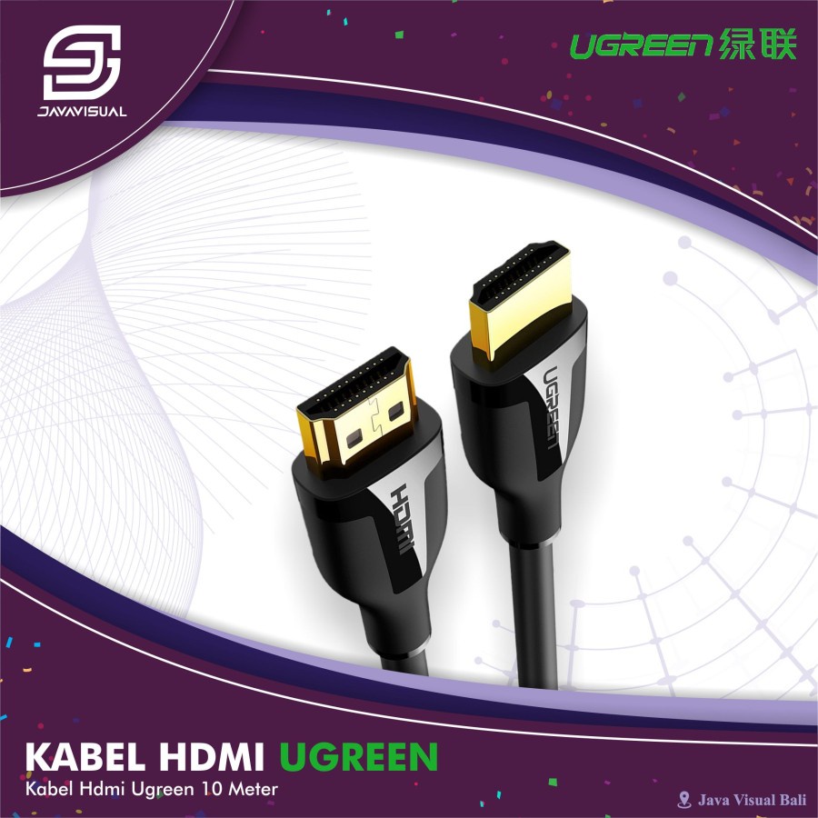 [JaVis] Ugreen 4K HDMI 2.0 Kabel HDMI High Speed 3D Panjang 10 Meter