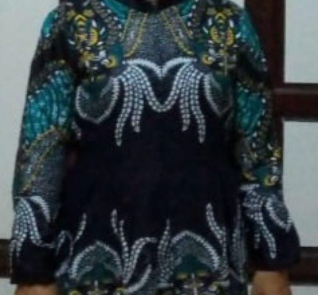 Raka Bumi Gamis Batik Sriwedari Maxi Bumil/busui Katun Sogan Allsize Ld 105-120 Cm Bahan Katun Halus