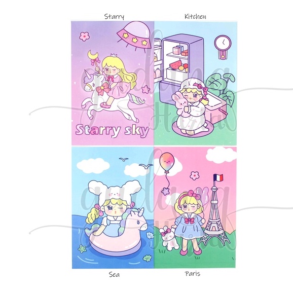 

GCC Paper Bag Blonde Girl Tas Kertas Bungkus Kue HadiahSerbaguna GCC 507807