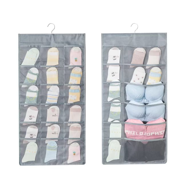 rak gantung organizer rak celana dalam kaos kaki BH 30 sekat 2 sisi