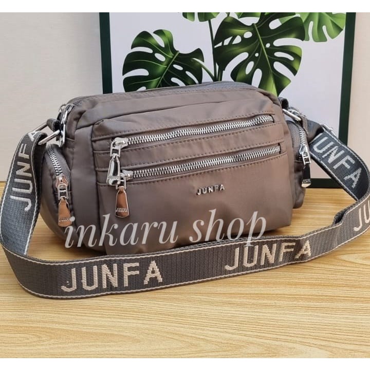 TAS SELEMPANG WANITA IMPORT JUNFA 4433#