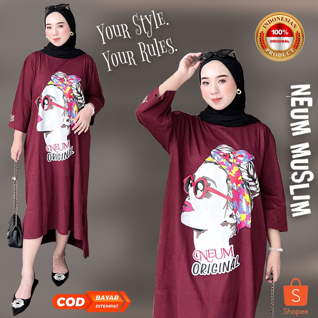 NEUM-MUSLIM-Long-Tunik-Terbaru-Long-Tunik-DM3-tunik-wanita-modern-Long-tunik-import-Long-tunik-kekin