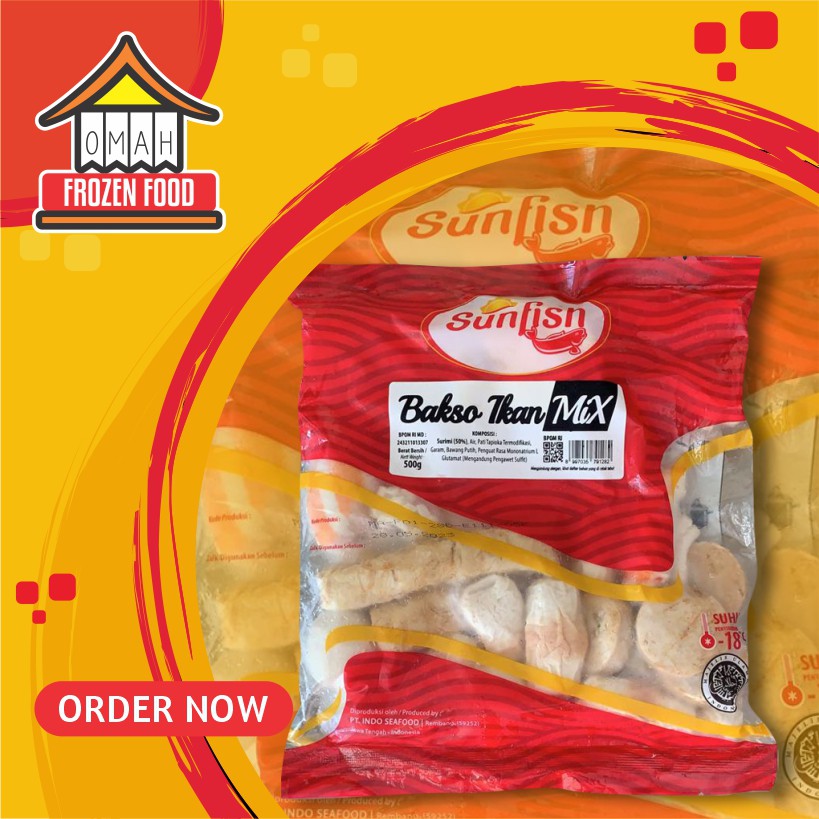 

Sunfish Bakso Ikan Mix 500gr (NON COD DILUAR KOTA JATENG)