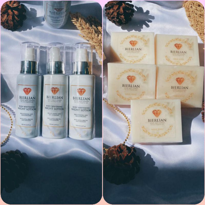 BIERLIAN HB UNGU BUNDLE SABUN BADAN BIERLIAN LOTION PEMUTIH
