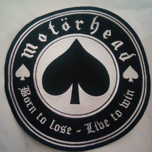 Backpatch Motorhead Emblem Besar Tempelan Punggung Jaket