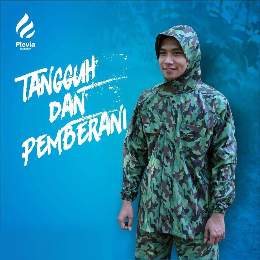 RAINCOAT Jas Hujan Setelan Pria Dewasa Wanita Setelan Jas Hujan Jaket Celana Army Murah Original