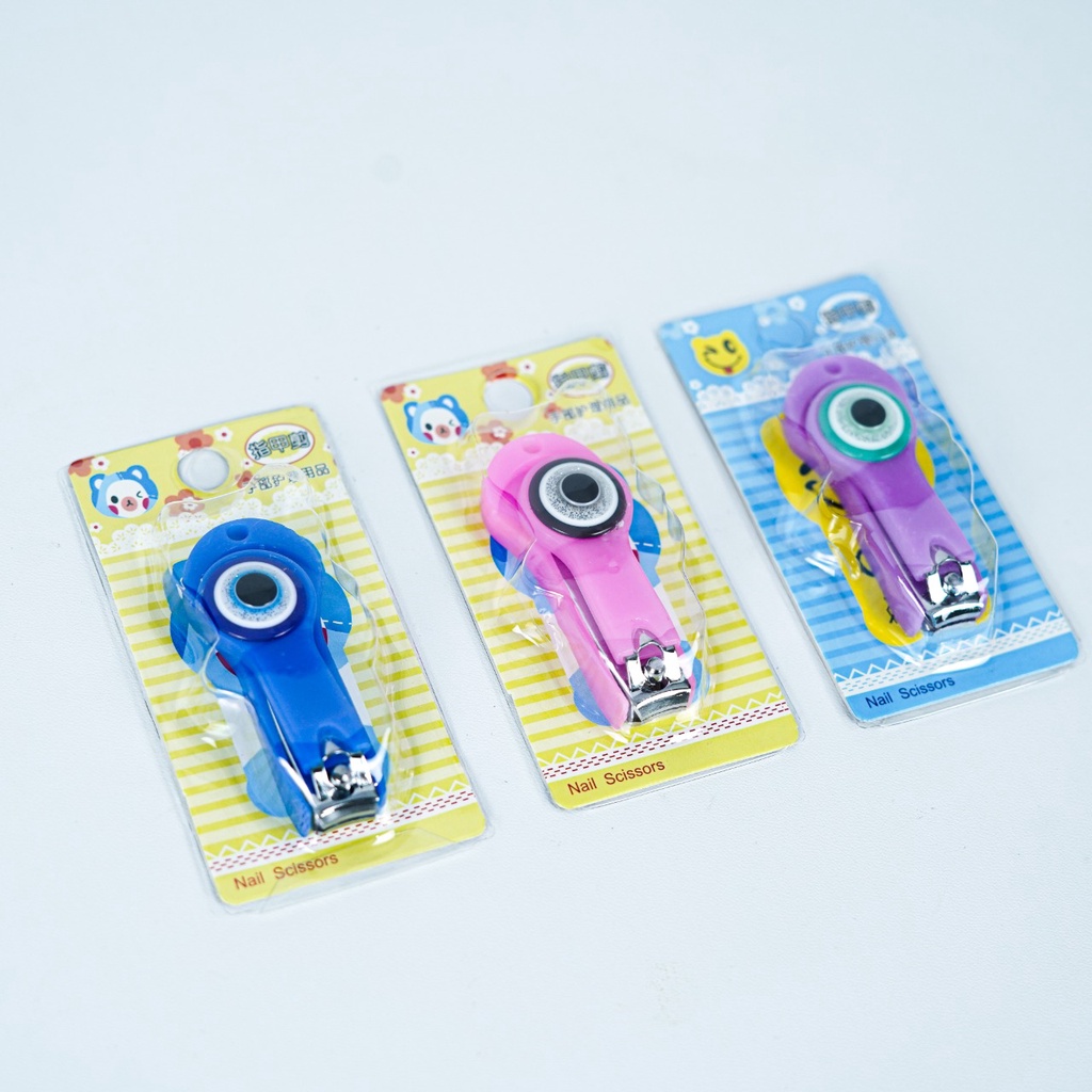 Gunting kuku KARAKTER / Cartoon Nail Clipper / Gunting Kuku Lucu BOBI - Warna Random