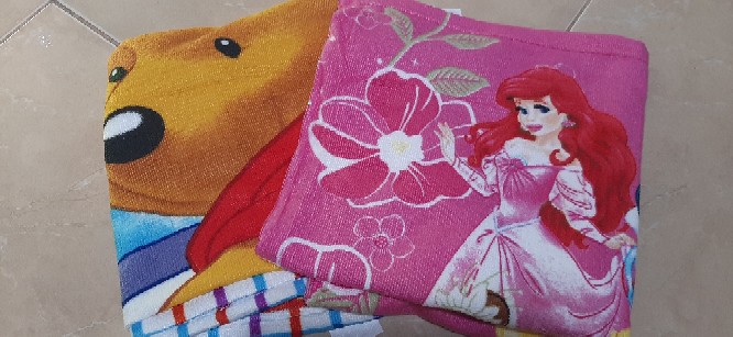 Rc Handuk Karakter/handuk Anak Import Ukuran Tanggung 50×100 Motif Kartun Lucu