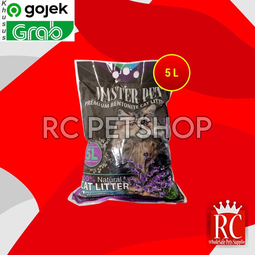 Pasir Kucing wangi Gumpal Clumping Master 5 Litter Non Cub N kit