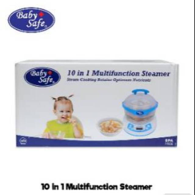 Babysafe 10 in 1 multifunction steamer LB005/ Alat masak Mpasi