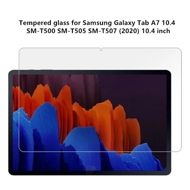 SAMSUNG TAB A7 2020 10.4 INCH T505 TEMPERED GLASS CLEAR ANTI GORES