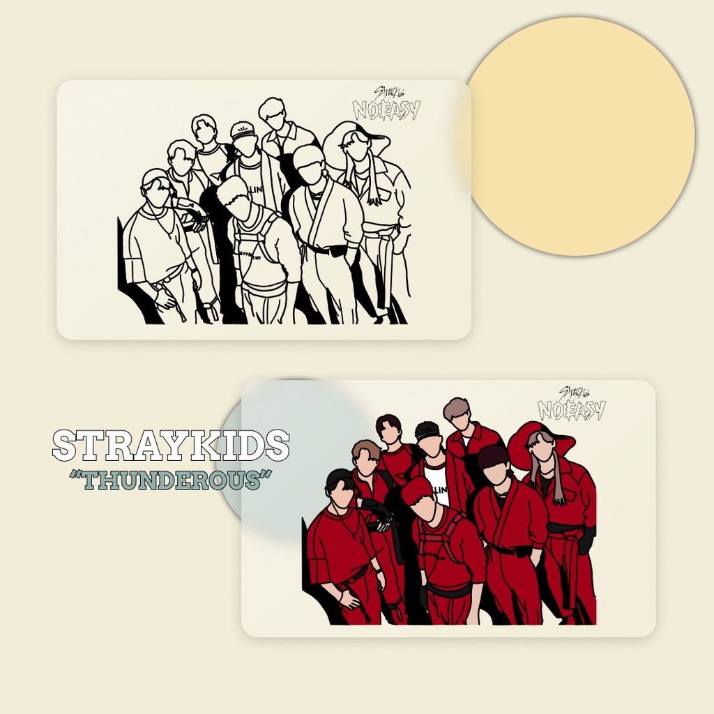 

✨ACRYLIC PAINTING KIT/LUKIS AKRILIK/PAINT BY NUMBERS ON ACRYLIC STRAYKIDS THUNDEROUD✨
