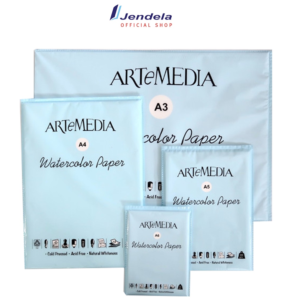 

Kertas Gambar A4 A3 Artemedia Drawing 150gsm Watercolour Paper 200gsm A5 A6 Buku Gambar ATK
