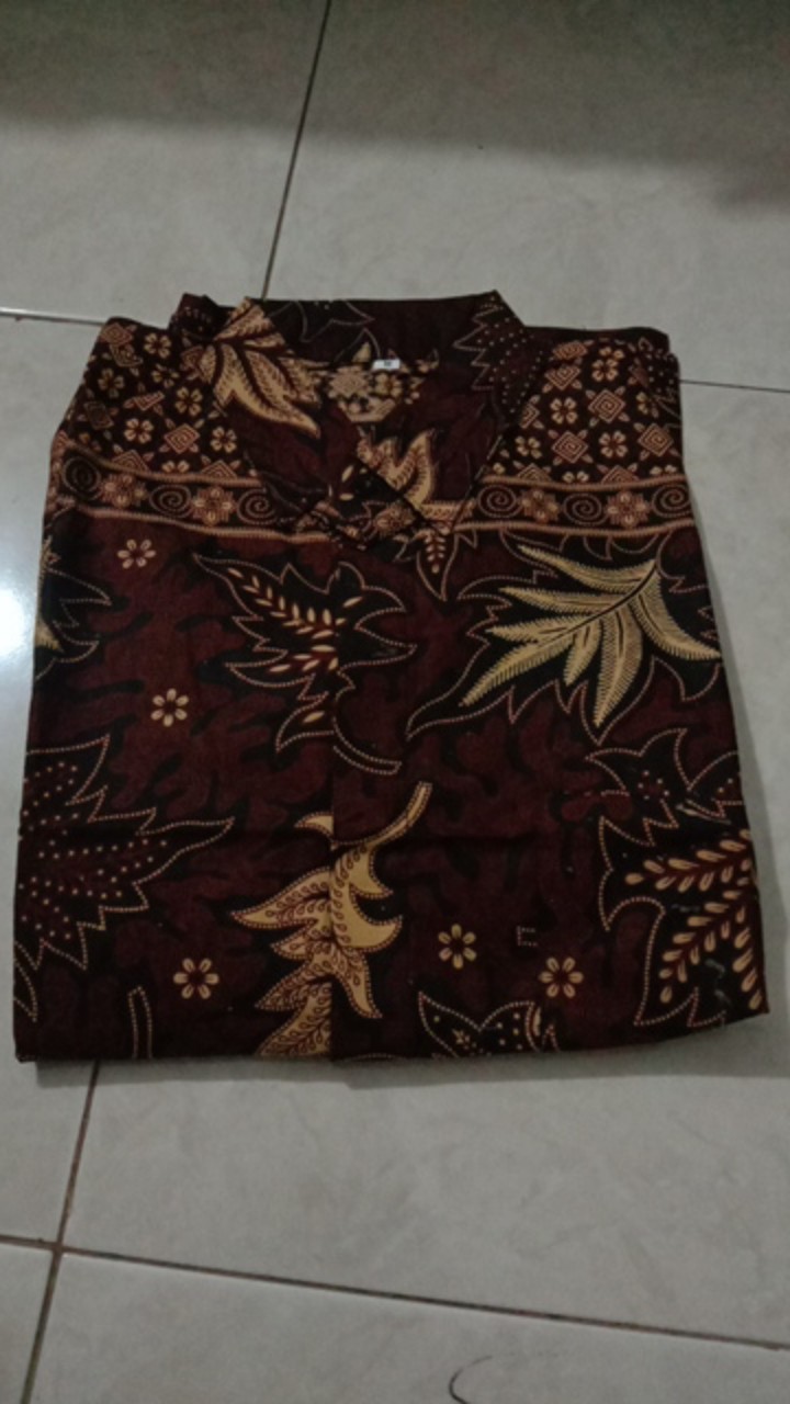 Size M L Xl Xxl Xxxl Bswart Batik Hrb026 Kenongo Hem Pendek Jati