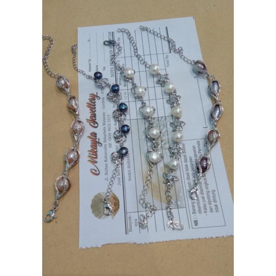 Gelang mutiara lombok murah|Gelang mutiara asli|Mutiara lombok|Gelang mutiara asli lombok|Oleh oleh 