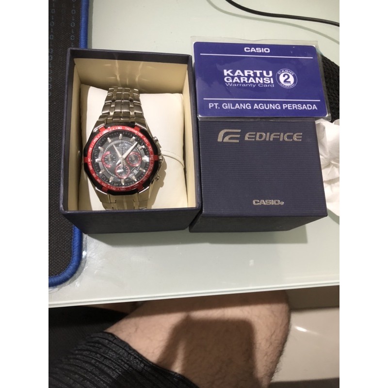 Jam Tangan Casio Edifice PRIA EF 540D 1A4VUDF ORIGINAL GARANSI RESMI