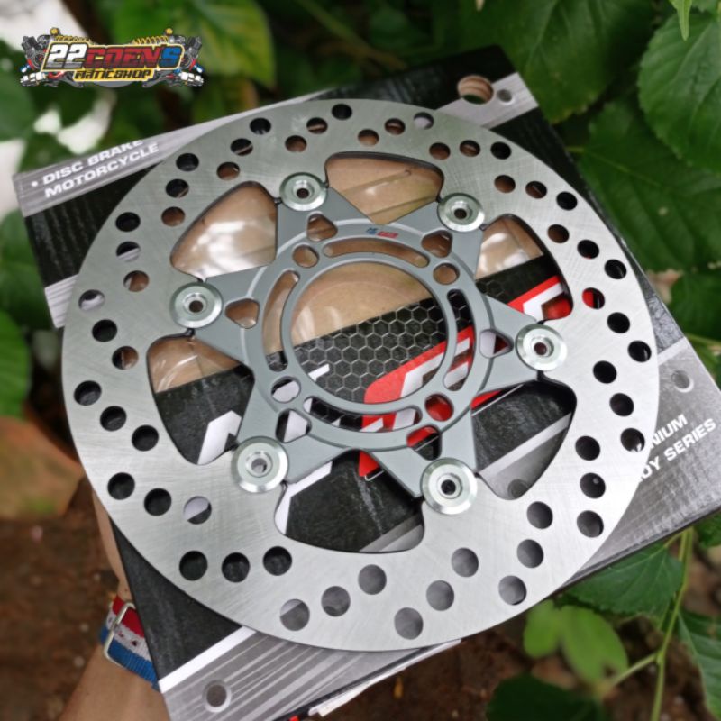 Disc cakram Brembo Rotor grey black 220mm universal