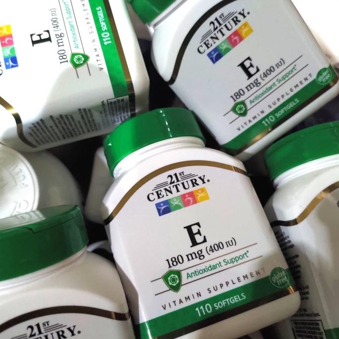 Vitamin E 400 IU 21st Century 110 softgels - 250 Softgels Lc
