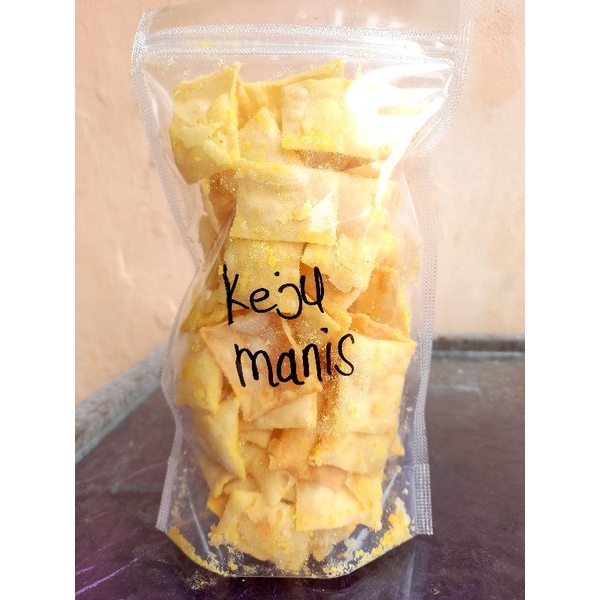 

KERIPIK PANGSIT 100 GRAM RASA KEJU MANIS