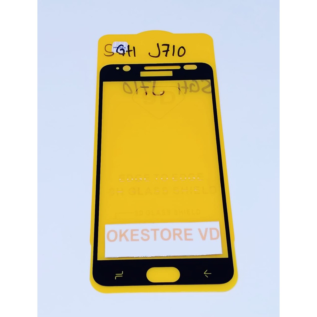 ANTIGORES FULL WARNA SAMSUNG J710 / J7 2016 / TEMPERED GLASS / ANTI GORES KACA