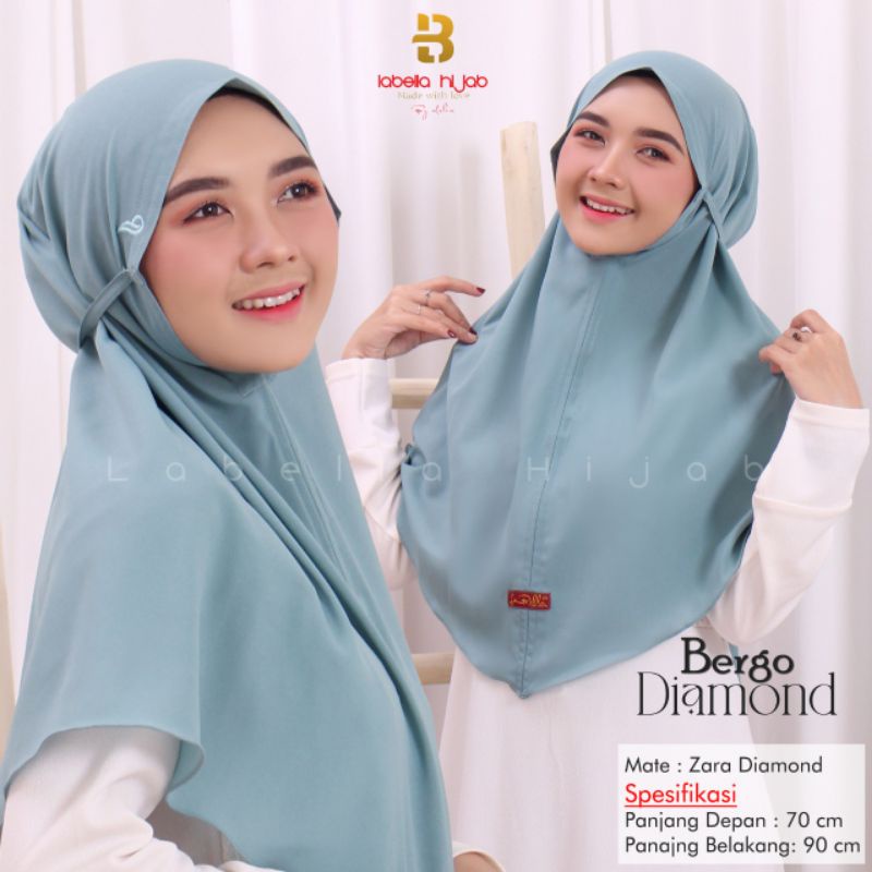 bergo diamond by Labella hijab
