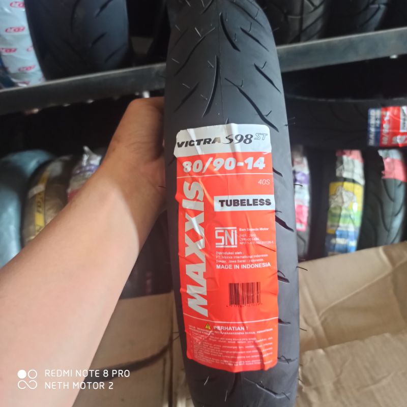 Maxxis - Victra Ban tubeless  Medium Compound (Ring 14) 70/90 80/90 90/90 100/80 100/90 110/80 120/7