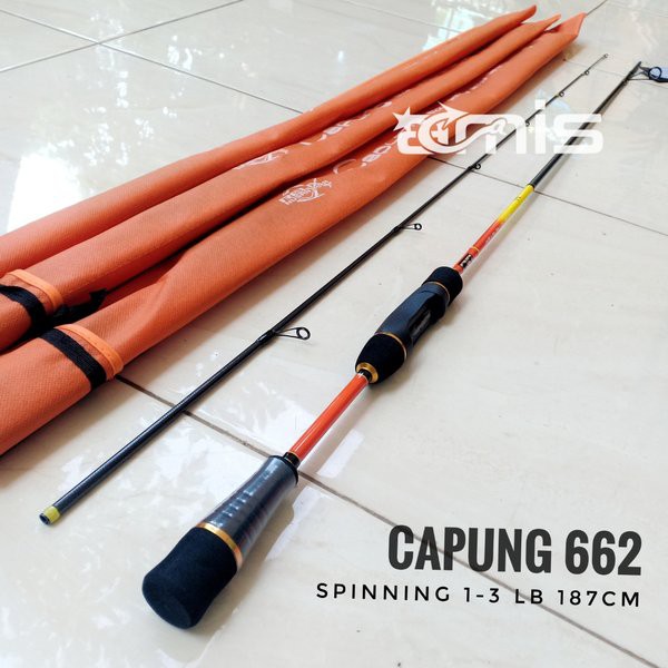 Spesial Rod Joran Capung 1-3lb 662 UL Relix Nusantara Ultralight Terjangkau