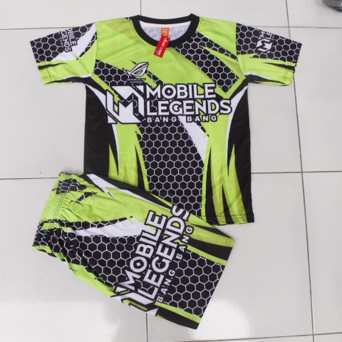 bisa cod baju anak mobile legend bisa sablon nama usia 2-12thn