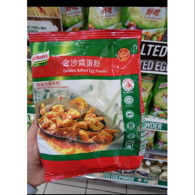 

Knorr Golden Salted Egg Powder ( ada label halal)