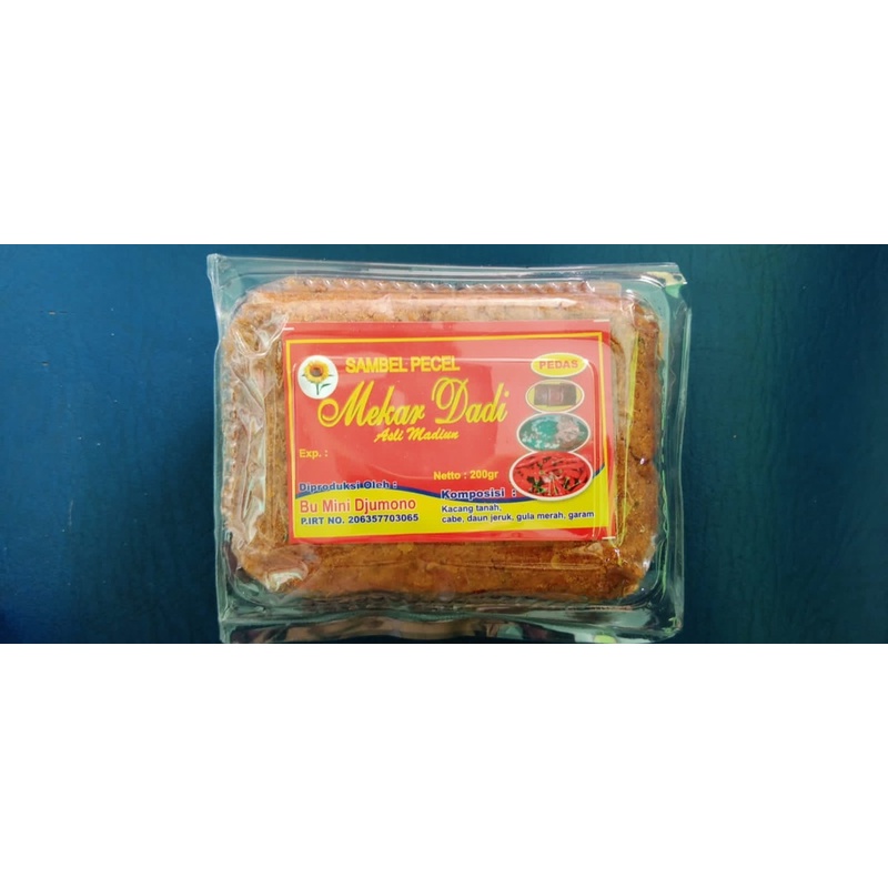 

Sambel Pecel Khas Madiun MEKAR DADI (200 gram)